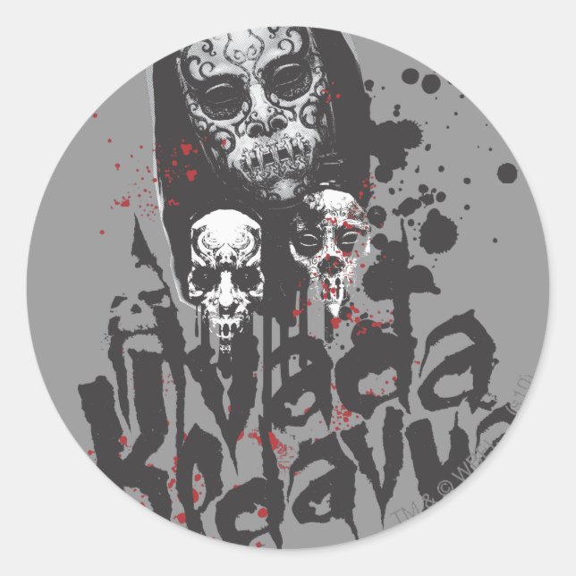 Harry Potter Spell | Death Eater Avada Kedavra Classic Round Sticker (Front)
