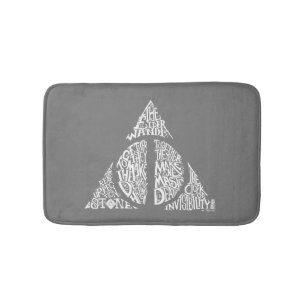 Harry Potter Spell DEATHLY HALLOWS Graphic 2 Bath Mat