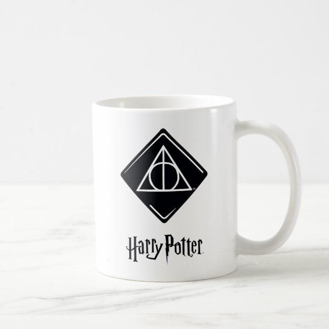 Harry Potter Spell | Deathly Hallows Icon Coffee Mug (Right)