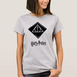 Harry Potter Spell   Deathly Hallows Icon T-Shirt