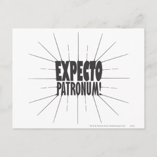 Harry Potter Spell   EXPECTO PATRONUM™! Postcard