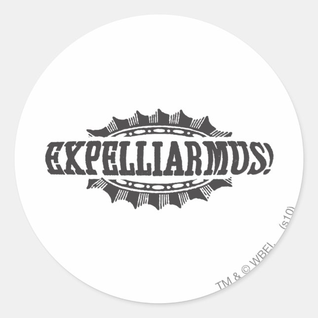 Harry Potter Spell | Expelliarmus! Classic Round Sticker (Front)