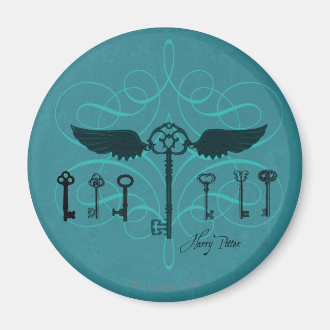 Harry Potter Spell | Flying Keys Magnet (Front)