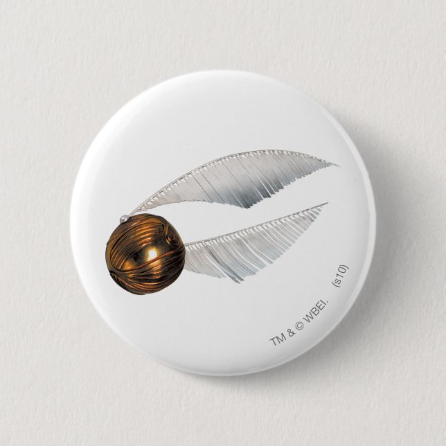 Harry Potter Spell | Golden Snitch 6 Cm Round Badge (Front)
