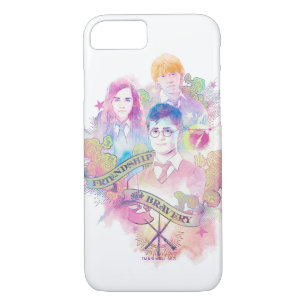 Harry Potter Spell   Harry, Hermione, & Ron Waterc iPhone 8/7 Case
