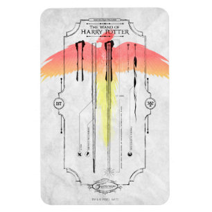 Harry Potter Spell   Harry's Wand Infographic Magnet