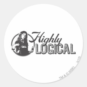 Harry Potter Spell   Highly Logical Classic Round Sticker