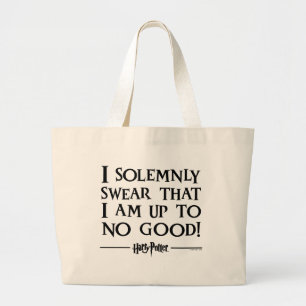 Harry Potter Spell I Solemnly Swear Large Tote Bag