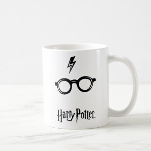 Harry Potter Spell   Lightning Scar and Glasses Coffee Mug
