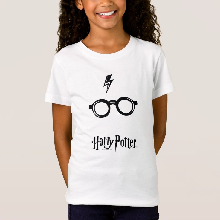 Harry Potter Spell | Lightning Scar and Glasses T-Shirt | Zazzle
