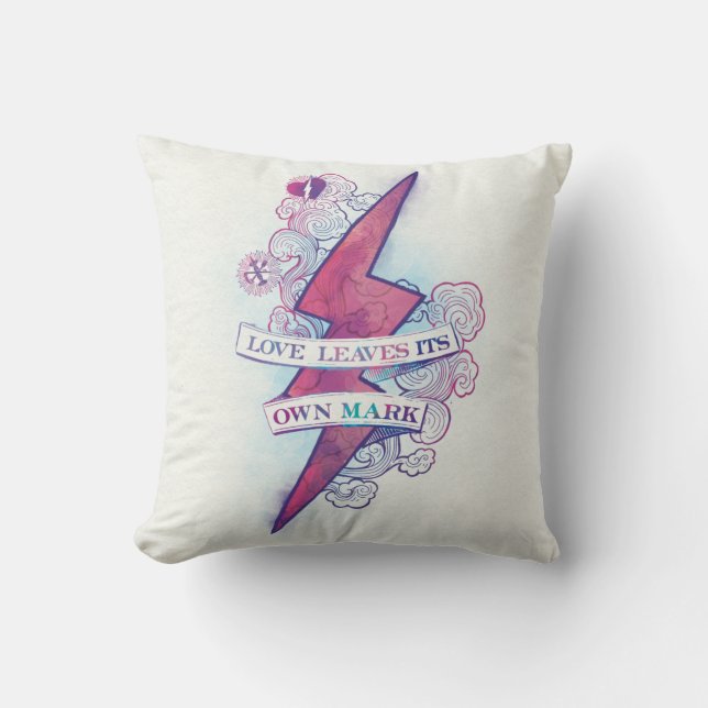 Harry Potter Spell | Love Leaves Its Own Mark Cushion (Front)