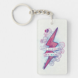 Harry Potter Spell   Love Leaves Its Own Mark Key Ring