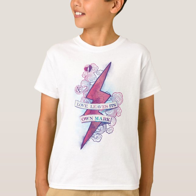 Harry Potter Spell | Love Leaves Its Own Mark T-Shirt (Front)