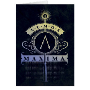 Harry Potter Spell   Lumos Maxima Graphic