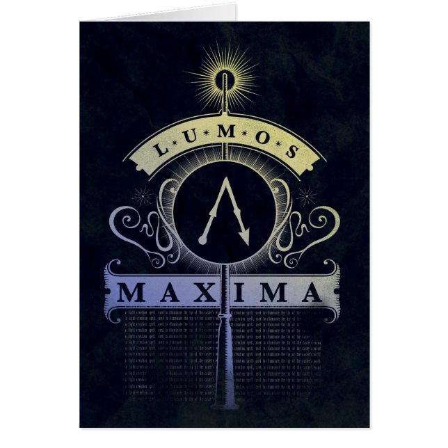 Harry Potter Spell | Lumos Maxima Graphic (Front)