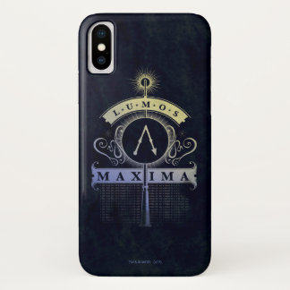 Harry Potter Spell | Lumos Maxima Graphic iPhone X Case