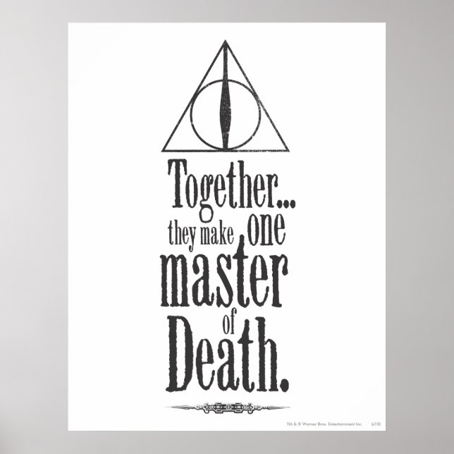 Harry Potter Spell | Master of Death Poster (Front)
