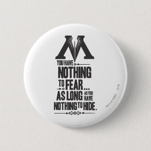 Harry Potter Spell Ministry of Magic Propaganda 6 Cm Round Badge