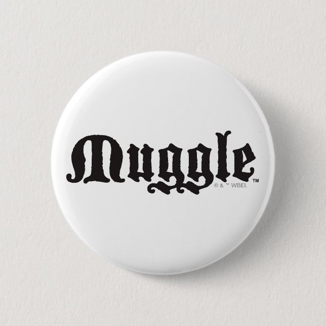 Harry Potter Spell | Muggle 6 Cm Round Badge (Front)