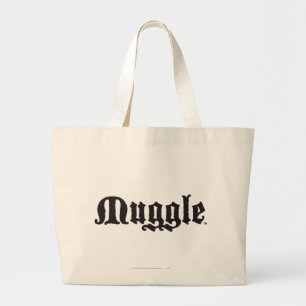 Harry Potter Spell   Muggle Large Tote Bag