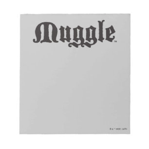 Harry Potter Spell   Muggle Notepad