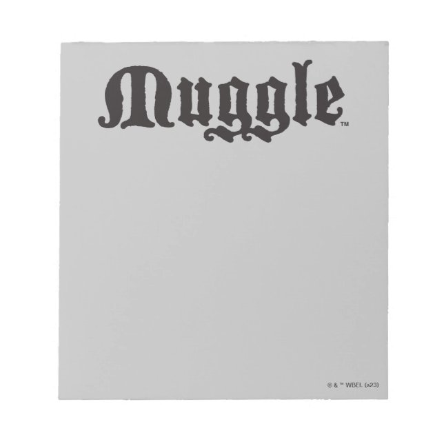 Harry Potter Spell | Muggle Notepad (Front)