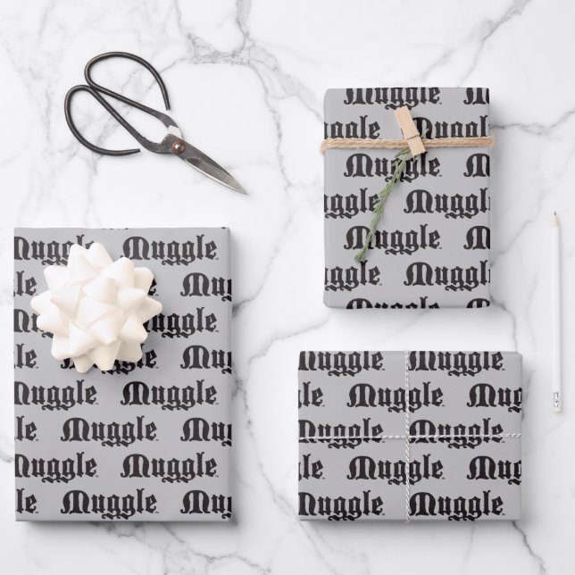 Harry Potter Spell | Muggle Wrapping Paper Sheet (Front)