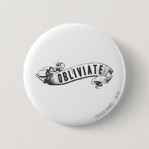 Harry Potter Spell   Obliviate 6 Cm Round Badge