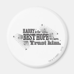 Harry Potter Spell Our Best Hope Magnet