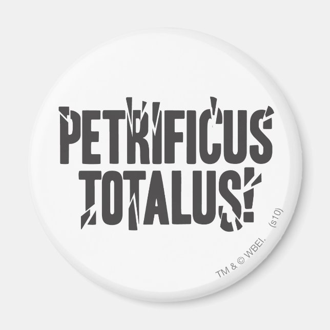 Harry Potter Spell | Petrificus Totalus! Magnet (Front)