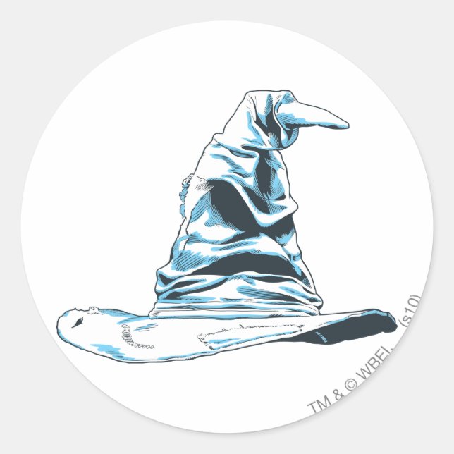Harry Potter Spell | Sorting Hat Classic Round Sticker (Front)