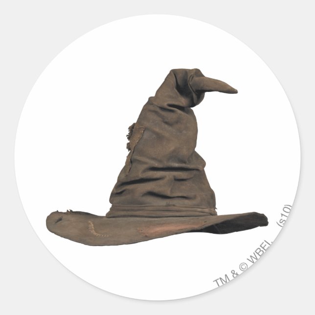 Harry Potter Spell | Sorting Hat Classic Round Sticker (Front)
