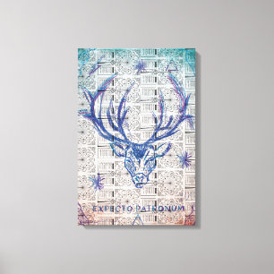 Harry Potter Spell Stag Patronus Sketch Canvas Print