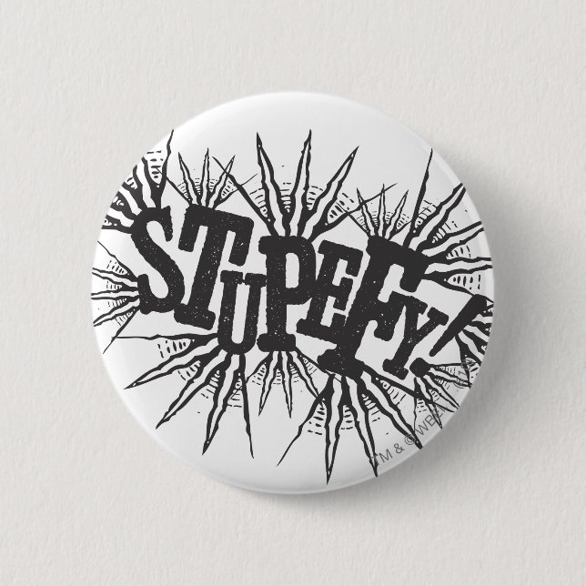 Harry Potter Spell | Stupefy! 6 Cm Round Badge (Front)