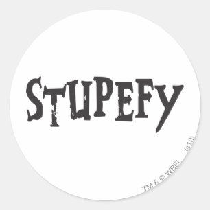 Harry Potter Spell   Stupefy Stunning Spell Classic Round Sticker
