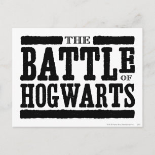 Harry Potter Spell The Battle of Hogwarts Postcard