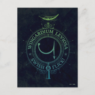 Harry Potter Spell   Wingardium Leviosa Graphic Postcard