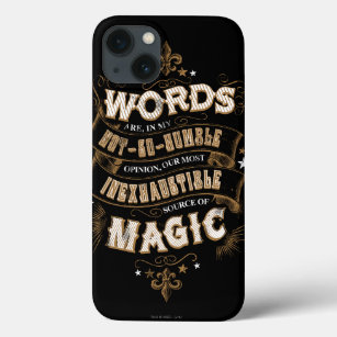Harry Potter Spell   Words Are Our Most Inexhausti iPhone 13 Case