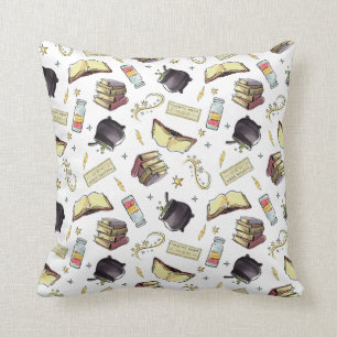 HARRY POTTER™ Spells & Books Pattern Cushion