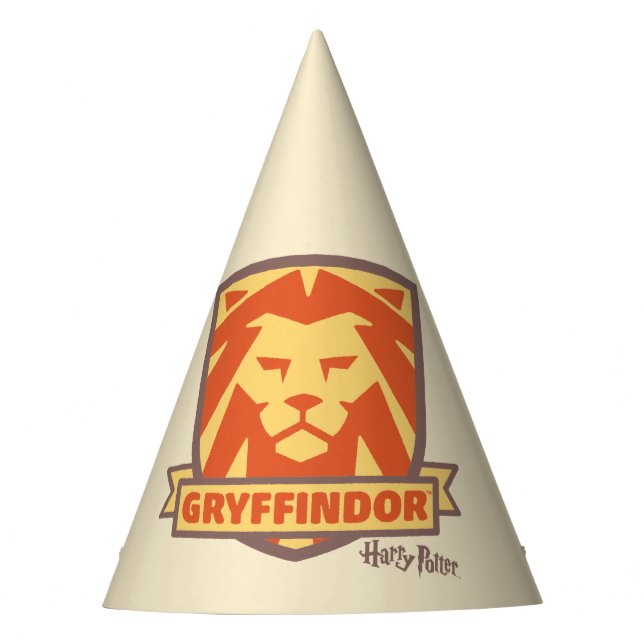 HARRY POTTER™ | Summer Magic GRYFFINDOR™ Crest Party Hat (Front)