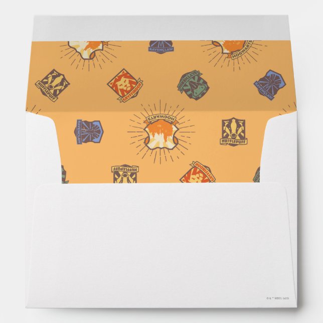 HARRY POTTER™ | Summer Magic HOGWARTS™ Pattern Envelope (Back (Bottom))