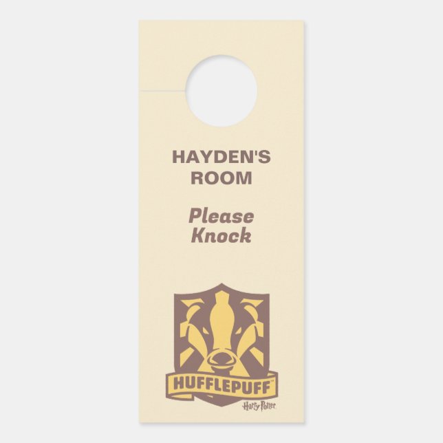 HARRY POTTER™ | Summer Magic HUFFLEPUFF™ Crest Door Hanger (Front)