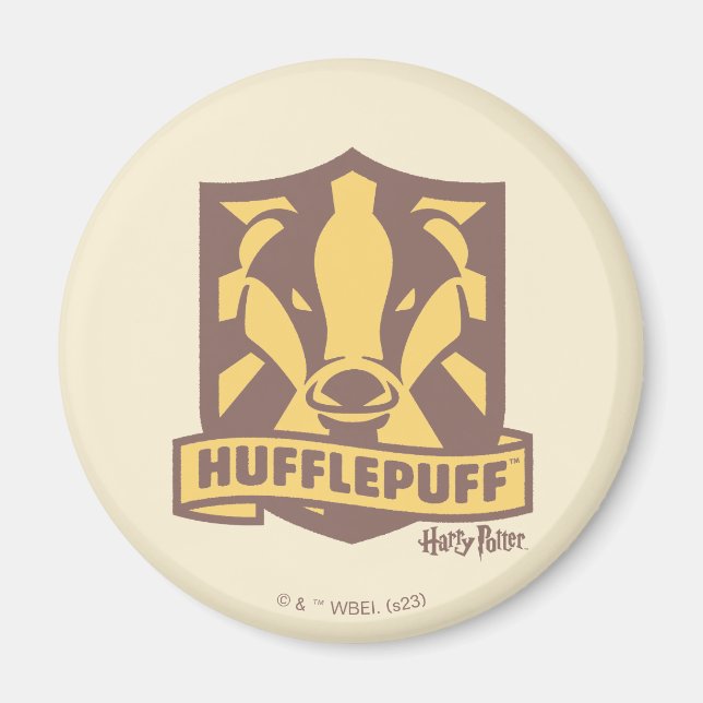 HARRY POTTER™ | Summer Magic HUFFLEPUFF™ Crest Magnet (Front)
