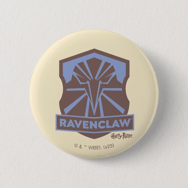 HARRY POTTER™ | Summer Magic RAVENCLAW™ Crest 6 Cm Round Badge (Front)