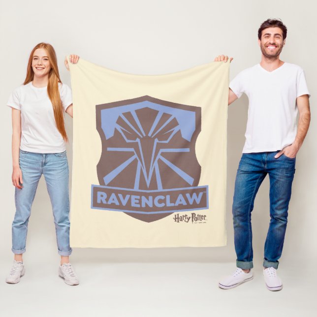 HARRY POTTER™ | Summer Magic RAVENCLAW™ Crest Fleece Blanket (In Situ)