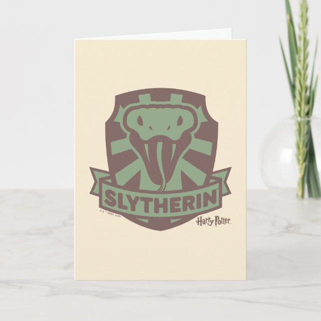 HARRY POTTER™ | Summer Magic SLYTHERIN™ Crest Card (Front)