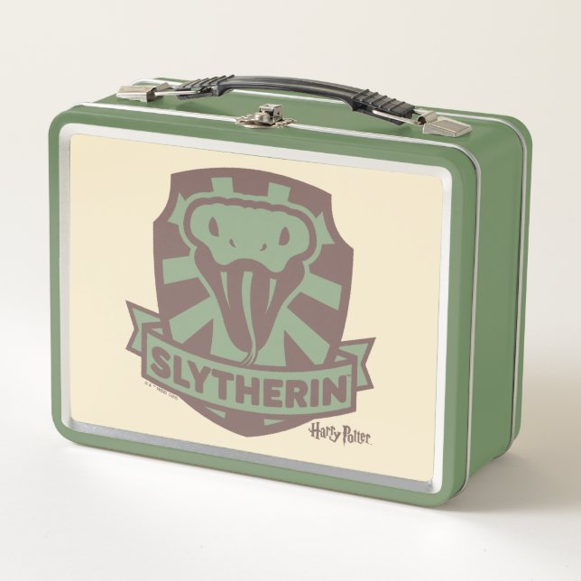 HARRY POTTER™ | Summer Magic SLYTHERIN™ Crest Metal Lunch Box (Front)