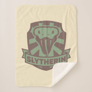 HARRY POTTER™ Summer Magic SLYTHERIN™ Crest Sherpa Blanket
