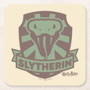 HARRY POTTER™ Summer Magic SLYTHERIN™ Crest Square Paper Coaster
