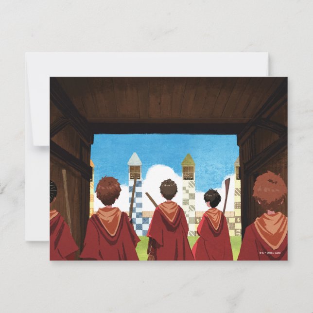 HARRY POTTER™ & the GRYFFINDOR™ QUIDDITCH™ Team Card (Front)